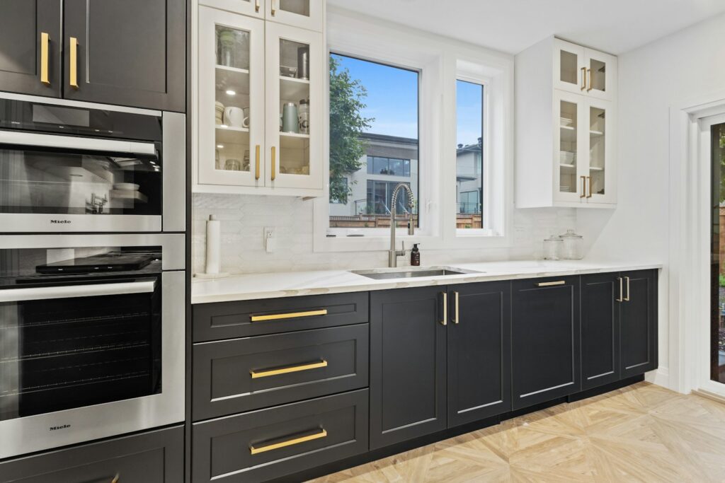 White wooden framed glass window