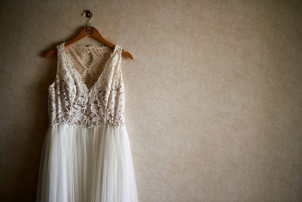 White floral lace sleeveless dress