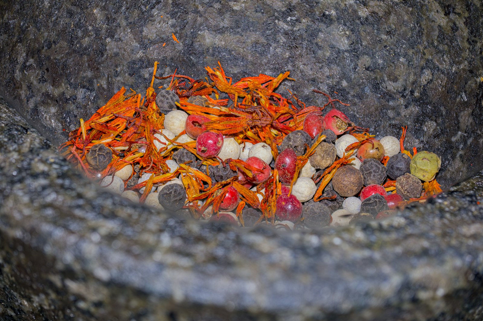 A close up of a bowl of food on a table